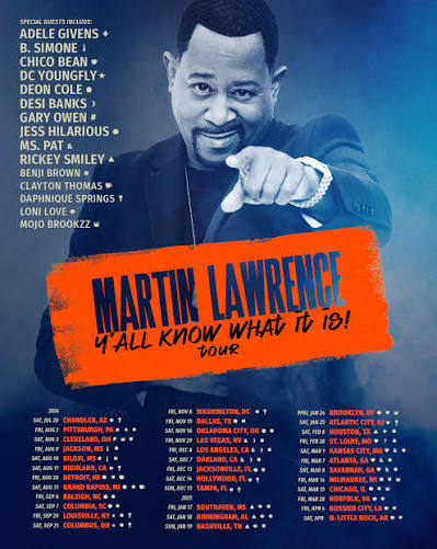 Martin Lawrence 2026 concert poster